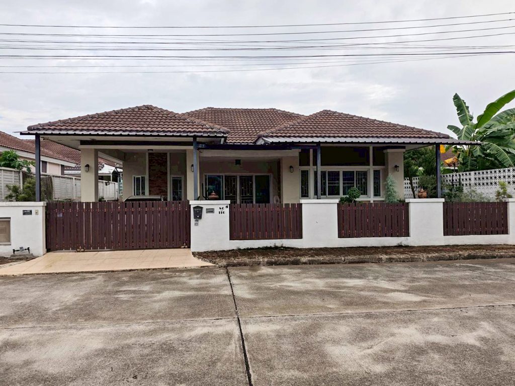 บ้านเดี่ยวชั้นเดียว 3 นอน ในโครงการมีสระ ดอยสะเก็ด เชียงใหม่